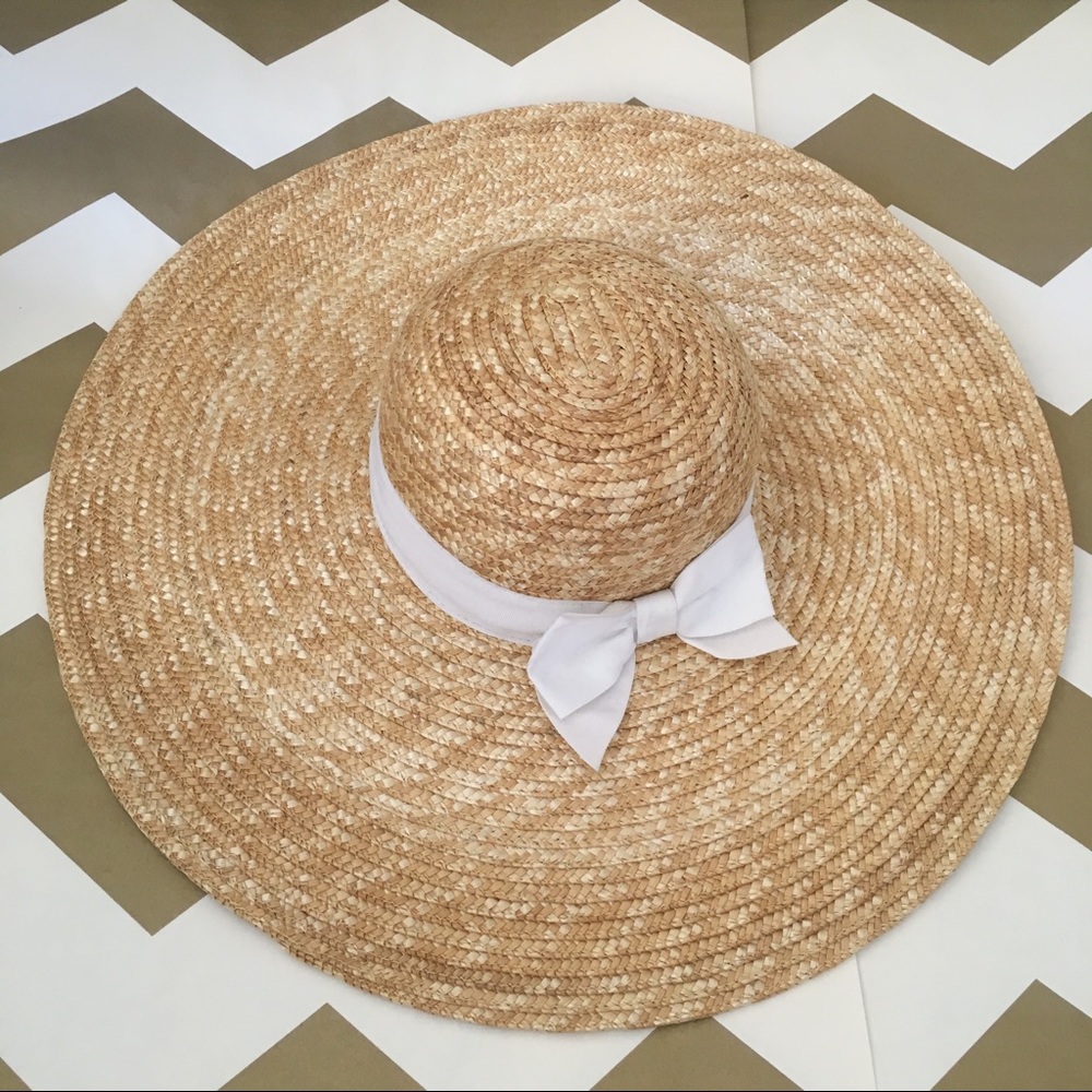 Kids straw Easter hat